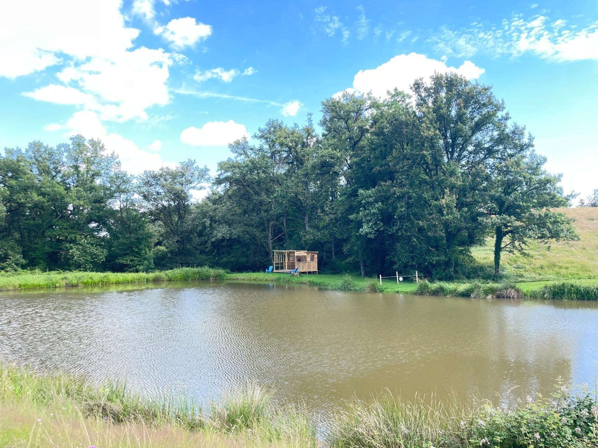 Gite Neuf Avec Jardin, Foret Et Etang Argenton Sur Creuse Exteriör bild